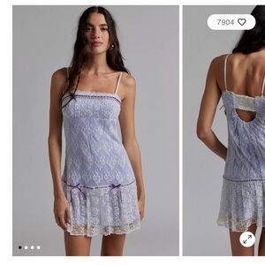 Kimchi Blue Alice Drop Waist Mini Dress